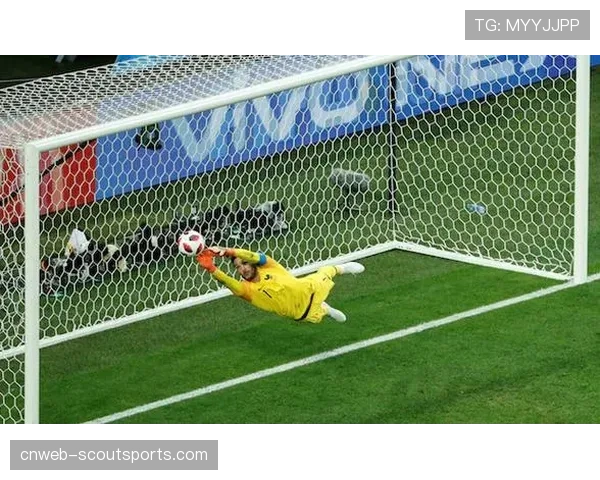 特写：门将洛里斯扑出点球后，激情指挥图卢兹后防线